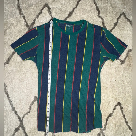 Vintage Brooklyn Clothing Striped Tee Size Medium Unisex - Picture 3 of 6
